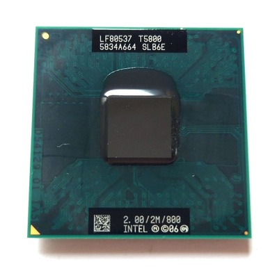 CPU Intel Core 2 Duo T5800 SLB6E 2GHz / 800MHz