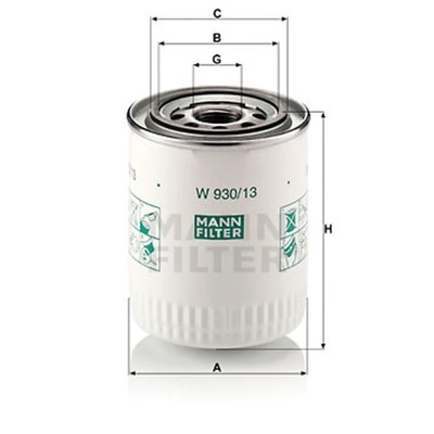 FILTRAS ALYVOS MANN-FILTER W 930/13 