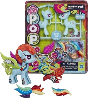 ZESTAW MY LITTLE PONY KUCYK RAINBOW DASH MLP POP