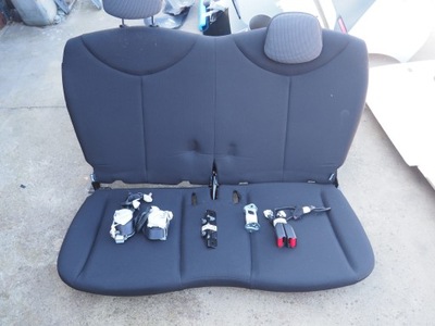 Toyota aygo ii 2014-задня заднє сидіння спинка ремені кріплення комплект ładne! фото №1