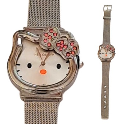 Zegarek Hello Kitty NOWY na BRANSOLECIE szary