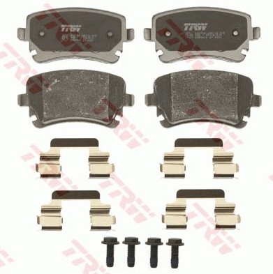 ZAPATAS DE FRENADO PARTE TRASERA AUDI A6 C6 2.0-4.2 2004-2011  