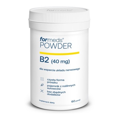 ForMeds WITAMINA B2 POWDER F-VIT B-2 RYBOFLAWINA 60 porcji NERWY