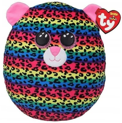 Squish-a-Boos Dotty wielokolorowy leopard 22cm