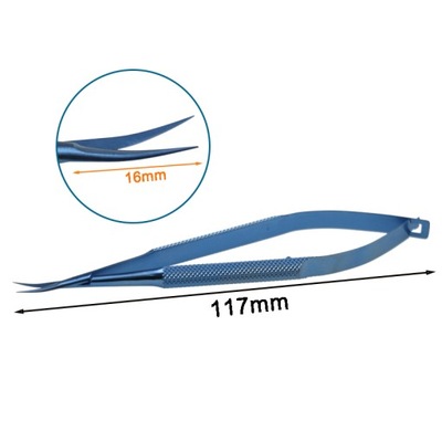 Ophthalmic Conjunctival Scissors Curved Scissors