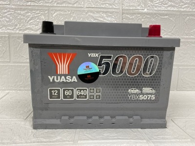 BATTERY YUASA YBX5075 12V 60AH 640A  