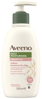 Aveeno Moist Cremy Oil Almond 300ml 1298