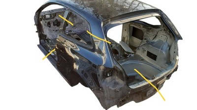 Volkswagen polo v 6r четверть левый задняя левая задняя lc9x hb 3d фото №1