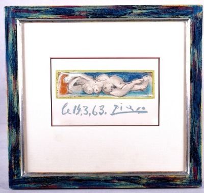 Pablo Picasso Akt XX wiek 30x31 cm