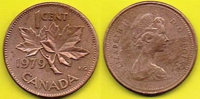 KANADA 1 CENT 1979 r.