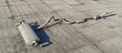 Гасник вихлоп каталізатор dpf renault austral 23r 1.3 tce комплект 208006ub0 фото №1