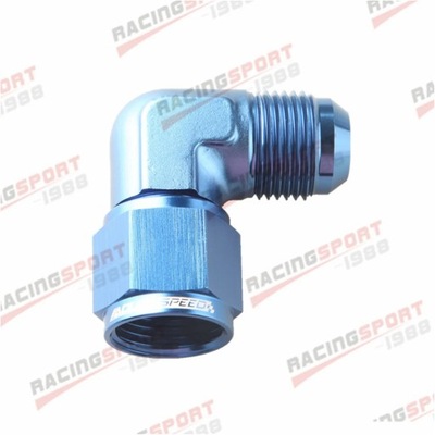 -3AN 4AN 6AN 8AN 10AN 12AN 90 Degree Female To Male Aluminum Fitting~11078