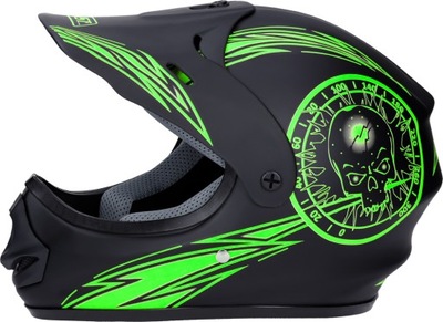 HELMET CROSS DZIECIECY ENDURO MONSTER HOMOLOGATION EU  