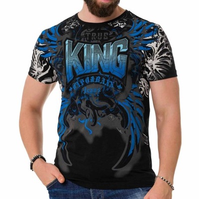 T-shirt Cipo Baxx Męski Koszulka True King