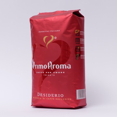 Kawa ziarnista Primo Aroma DESIDERIO crema z Włoch