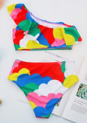 ŚLICZNY strój kąpielowy bikini r. 158/164 KOLOR MIX