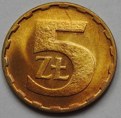 5 zł złotych 1987 mennicza mennicze