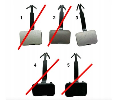 Заглушка фаркоп перед 9638952677 citroen xsara ii фото №1