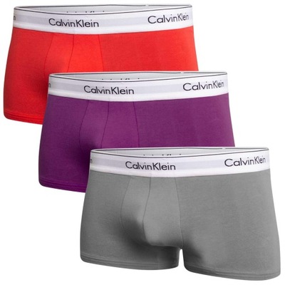 CALVIN KLEIN BOKSERKI MAJTKI MĘSKIE TRUNK 3PK XL