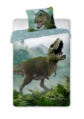 Pościel 160x200 T-Rex Dinozaur Dino Las Bawełniana