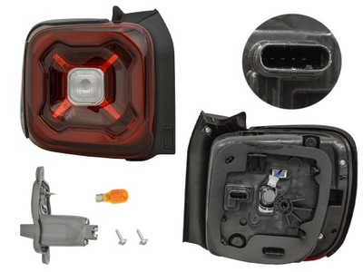 Jeep renegade 2018- лампа задня ліва 68439306aa фото №1