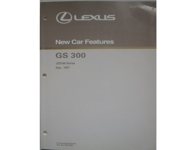 Lexus GS 300 instrukcja napraw charakterystyka Lexus GS300 dane techniczne