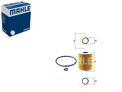 FILTER OILS FORD MAHLE  