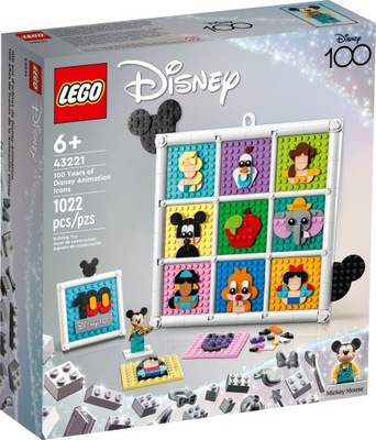 LEGO Disney 43221 - 100 lat kultowych animacji Disneya