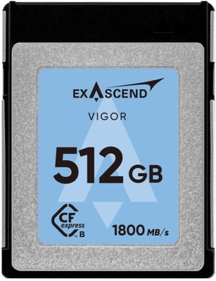 Karta pamięci Exascend Vigor CFexpress B 512GB 1800/1700 MB/s