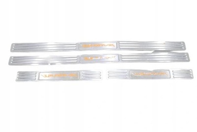 Молдинг накладка поріг dekor комплект ranger 06-11 фото №1