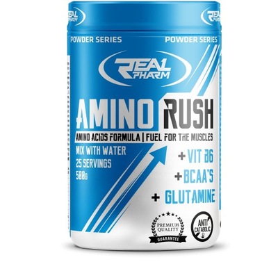 AMINO RUSH REAL PHARM 500g Kompleks aminokwasów