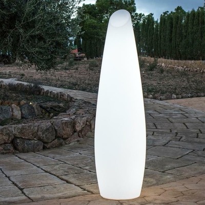 NEW GARDEN lampa ogrodowa FREDO 170 BATTERY biała - idealna do każdego