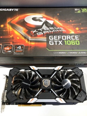 Gigabyte GeForce GTX 1060 X 6 GB Xtreme Gaming