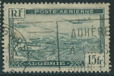 Kolonie fr. Algerie 15 fr. - Poste Aerienne