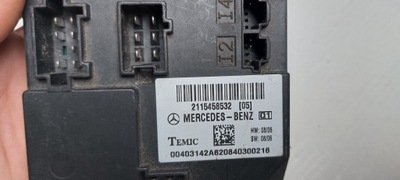 UNIDAD DE CONTROL MÓDULO ASIENTOS MERCEDES E KL W211 W219 CLS  