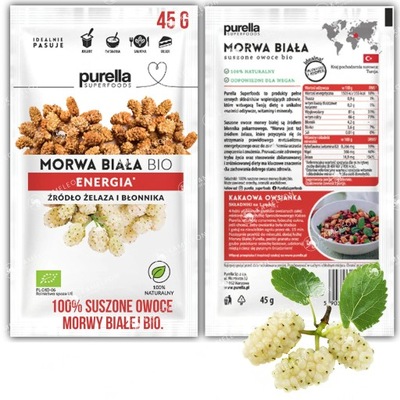 PURELLA Superfoods ENERGIA MORWA BIAŁA BIO 45g