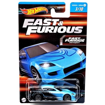 HOT WHEELS FAST & FURIOUS Mazda RX-8 1:64 SERIA 3 HNT13