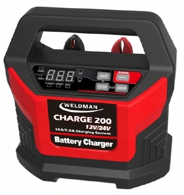 WELDMAN CHARGE 200 INTELIGENTNY RECTIFICADOR 12V 24V  