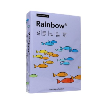 Papier ksero A4 80g fioletowy Rainbow 60