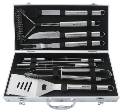 ZESTAW DO GRILLOWANIA SZCZYPCE ŁOPATKA WIDELEC AKCESORII