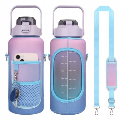 2L Water Filter Bottle 2 Filters Cup Sets