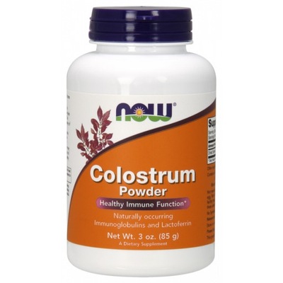 NOW FOODS Colostrum - Siara Bydlęca (85 g)