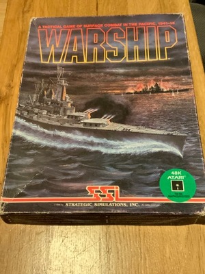 Gra Warship SSI - BOX - ATARI XL/XE - UNIKAT