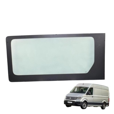 Скло бічна vw crafter ii 2017 права тонована фото №1