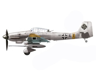 Samolot Junkers Ju-87 G-2 Stuka Eastern Front 1944 model 72072 Hobby 2000