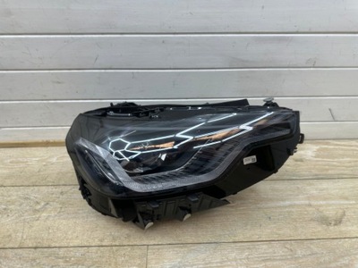 Лампа права фара bmw 22- 2 g42 g43 m2 g87 full led shadow line тонована фото №1