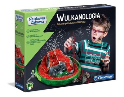 NAUKOWA ZABAWA WULKANOLOGIA WULKANY CLEMENTONI 50893