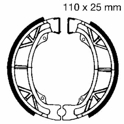 КОЛОДКИ ТОРМОЗНЫЕ EBC 303WG WATER GROOVED APRILIA