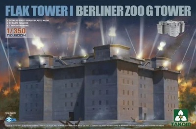 Flak Tower I Berliner Zoo G Tower 1:350 Takom 6004