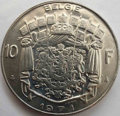 0880 - Belgia 10 franków, 1971